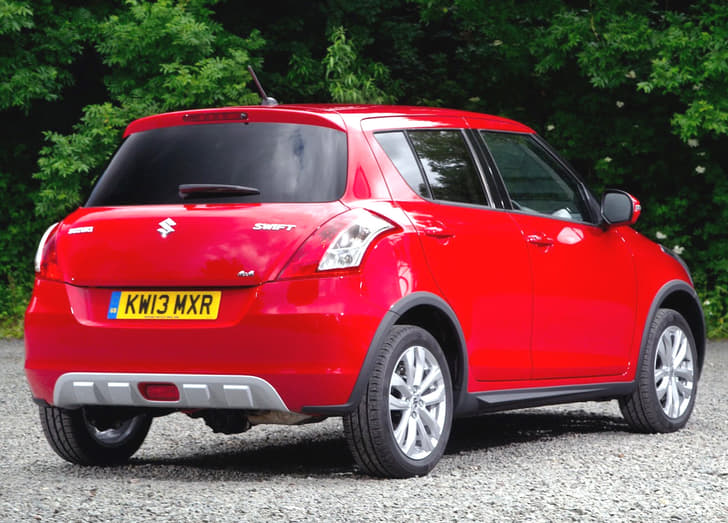 The Swift 4x4 is 65kg heavier than an equivalent 2WD petrol model.